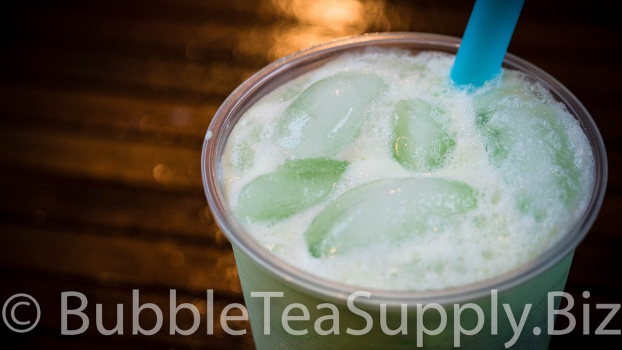 Honeydew Latte Bubble Tea - 2