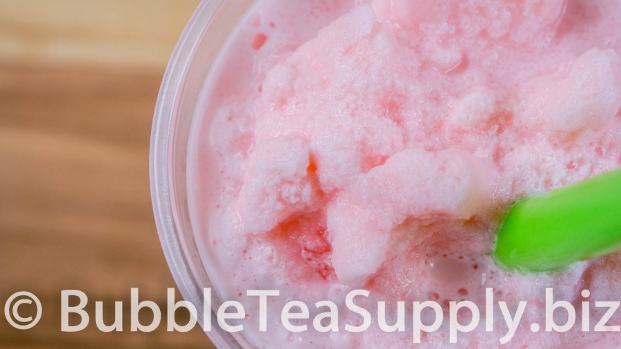Starwberry Bubble Tea with Boba Tapioca Pearls - 2