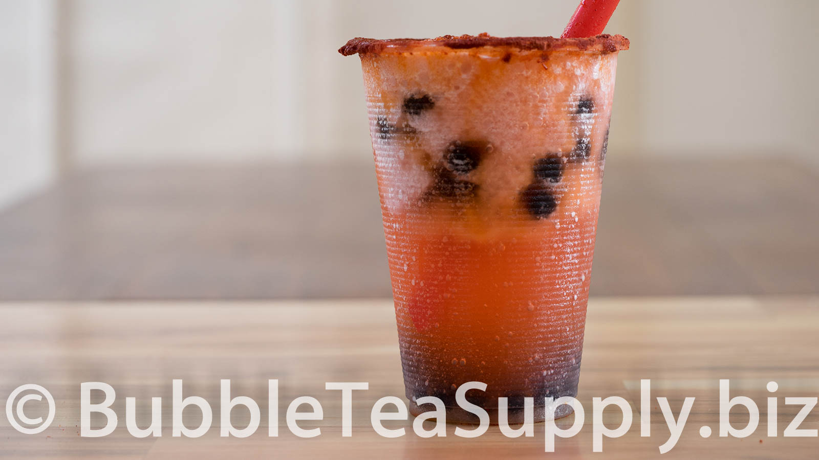 How to Make Strawberry Bubble Tea with Li Hing Powder and Boba Tapioca Pearls
