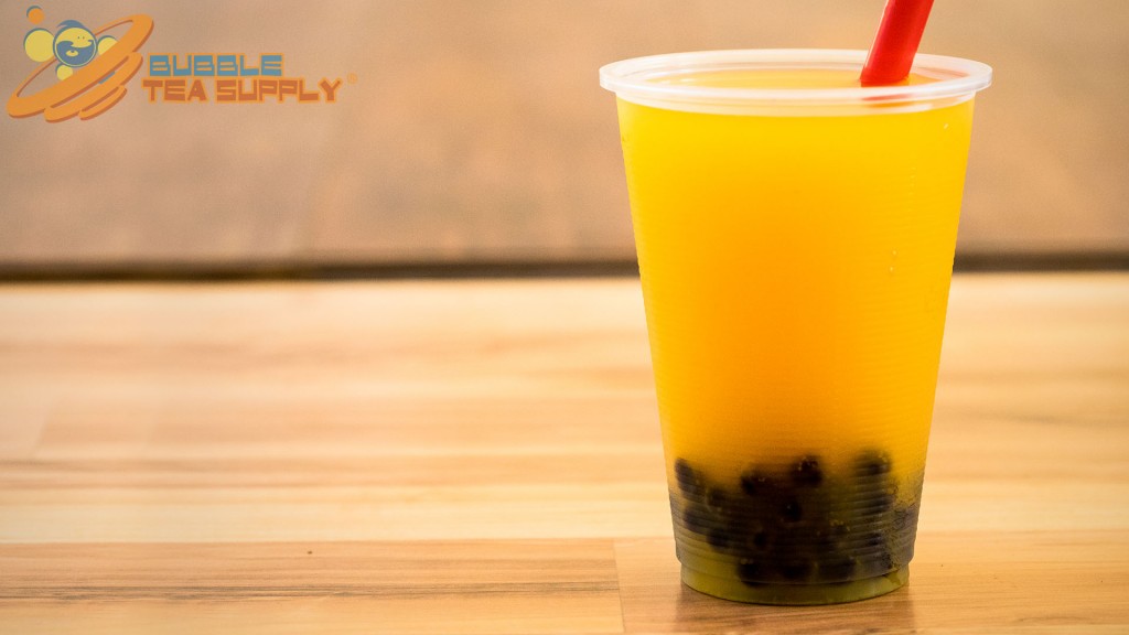 How to Make Mango Screwdriver with Boba Tapioca Pearls Bubble Tea